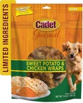 Cadet Gourmet Chicken & Sweet Potato Wrap Treats For Dogs, 14 Oz. Fixed Price $20.24.