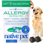 Native Pet Dog Allergy Chews - Relief With Probiotics And Colostr.... Fixed Price $86.47.