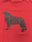 New Old Stock Bernese Mountain Dog Breed Outline Shirt Large Nwot Red. Fixed Price $18.00.