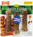 Nylabone Healthy Edibles Small Bacon Flavored Bones For Dogs 3 Pack. Fixed Price $12.46.