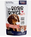 Better Bones Mini Dog Treats, Salmon 12 Pack - Rawhide Free Healthy. Fixed Price $5.85.