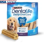 Dental Chews Large Dogs Chicken Flavor Oral Care Tartar Reduction Fresh Breath. Fixed Price $28.88.