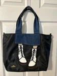 Mis Zapatos Tote Bag 2WAY With Shoulder Crossbody Strap Nwot Boots. Fixed Price $55.00.