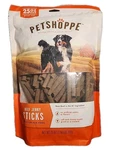 Petshoppe Beef Jerky Sticks, Real Recipe For Dogs, 25 Oz Bag. Fixed Price $19.99.