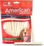 Pet Factory American Beefhide 5" Twist Sticks Dog Chew Treats - Natural Flavor. Fixed Price $17.71.