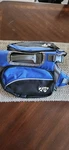 Henry & Clemmie Back Pack For Your Dog, Harness Handle, Side Pockets, Blue/gray. Fixed Price $15.00.