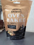 Lot Of 2 American Journey Grain Free Oven Baked Dog Treats-peanut Butter 8OZ. Fixed Price $16.55.