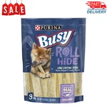 Purina Busy Bone Rollhide Small Medium Dog Treats Real Beef 12 Oz. Fixed Price $15.99.
