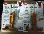 Spot Bam-bones Plus 4" Peanut Butter Flavor Dog Chew Qty 2. Fixed Price $19.99.