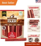 6-INCH Beef Pizzle Bully Sticks High Protein Dental Chews For All Breeds. Fixed Price $89.09.