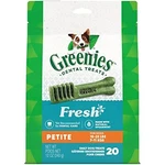 Greenies Dog Fresh Flavor, Dental Care Chews Pack - Count Expires 05/2029. Fixed Price $11.89.