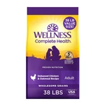 Wellness Complete Health Natural Chicken Recipe Dry Dog Food, 38 Lbs.. Fixed Price $44.98.