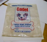 Vintage 1980S Cadet Dog Biscuits Bag Old Pet Food S&m Hillburn Ny Puppy Treats. Fixed Price $85.00.