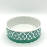 Bone Dry Paw Print Ceramic Dog Bowl Lattice Collection Aqua 5.75 Inch No Slip. Fixed Price $16.44.