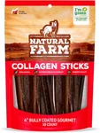 Natural Farm Bully Coated Gourmet Collagen Sticks (4 Inch, 10 Pack), Real. Fixed Price $30.95.