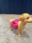 Mattel Barbie Potty Poop Training Dog Taffy Golden Lab Eats Puppy Toy. Fixed Price $6.95.
