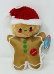 Dog Pet Toy Squeaker Chew Level 2 Gingerbread Man 8 Plush Brown Red. Fixed Price $11.99.