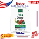 Nutro Natural Choice Large Breed Adult Dog Food Lamb Brown Rice, 30 Lbs. Fixed Price $69.99.