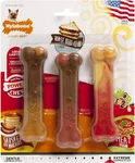 Nylabone Long Lasting Power Chew Flavor Frenzy 3 Pack, Petite 15 Lb Dog Toy. Fixed Price $13.05.