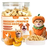 Chicken & Pumpkin Raw Treat Freeze Dried Snacks, Pet Food Topper, G.... Fixed Price $14.46.