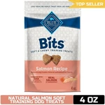 Blue Buffalo Bits Soft Dog Treats Salmon Recipe Training Natural Dha 4OZ Bag. Fixed Price $13.44.