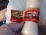 Heartland Farms Rawhide Knotted Bone Beef Dog Treats Sealed 2.29 Oz Ea, 12 Count. Fixed Price $34.99.