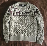 Vintage J Crew Lambs Wool Fair Isle Duck Labrador Dog Christmas Sweater Sz. Fixed Price $40.00.