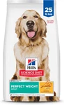 Hill's Science Diet Adult Perfect Weight Chicken Recipe Dry Dog FOOD,25LB. Fixed Price $58.98.