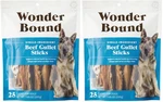 Wonder Bound Beef Gullet Sticks Dog Dental Treats 5-6" 50PK Highly Digestible. Fixed Price $53.24.