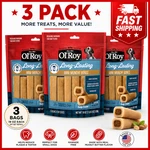 3PACK Ol' Roy Munchy Bones Natural Flavor Peanut Butter Chews Dogs 19OZ. Fixed Price $34.99.