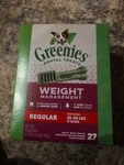 Greenies Weight Management Regular Dental Dog 54OZ (54 Treats). Fixed Price $38.00.