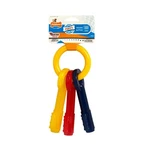 Nylabone Puppy Teething Key Ring X-small Bacon Flavored Dog Chew Toy 3 Pack. Fixed Price $27.02.