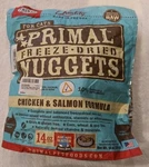 Primal Pet Freeze Dried Raw Cat Food Nuggets Chicken Salmon 14OZ. Fixed Price $39.99.