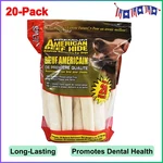 Canine Chews 10-11" Rawhide Bones For Large Dogs, Durable Usa. Fixed Price $51.29.