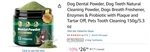 Dental Powder, Teeth Natural Cleaning Dogs Breath Freshener, Enz. Fixed Price $21.00.