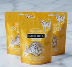 3 Packs Trader Joe Freeze Dried Just Chicken Dog & Cat Treats 2OZ. Fixed Price $39.99.