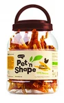 Pet Shape Chik Skewers Chicken Wrapped Rawhide Dog Chew 2LB Packing May Vary. Fixed Price $38.04.