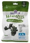 Whimzees Wellness Alligator Dog Dental Treats, Natural Chews, 24 Ct. Small Size. Fixed Price $17.28.