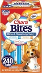 Inaba Bites Dog Treat, Grain-free, Baked Chicken Filled With Churu, Recipe. Fixed Price $21.63.
