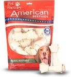 American Beefhide 4-5" Knotted Bones Dog Chew Treats Natural Flavor, 22 Count/. Fixed Price $43.78.