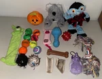 Kong Nylabone Dog Chews Antler Ball Toy Set! 22 Pieces Euc/new L790S. Fixed Price $64.99.