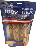 100% Made In Usa Beefhide 7" Braided Sticks Dog Chew Treats - Peanut Butter Flav. Fixed Price $36.79.