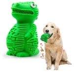 Dog Toys Dinosaur Chew Food Dispensing Teeth Cleaning Natural Rubber. Fixed Price $9.99.