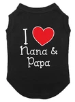 Love My Nana & Papa - Heart Adorable Cute Puppy Dog Shirt. Fixed Price $18.95.