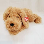 Ty Classic Golden Tan Baylee Puppy Dog 14" Fuzzy Shaggy Plush Tags. Fixed Price $10.80.