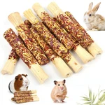 Abizoo Natural Chew Toys - 10 Sweet Bamboo Sticks For Rabbits, Guinea .... Fixed Price $20.76.