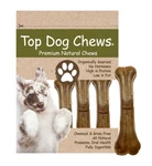 Top Dog Chews 6" Pressed Rawhide Bone 5 Pack. Fixed Price $16.95.