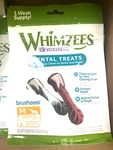 Whimzees Brushzees Daily Medium 7.4 Oz (4 Bags ) Week Supply. Fixed Price $47.42.