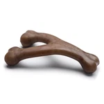 Real Bacon Durable Wishbone Dog Chew Toy, Medium. Fixed Price $18.48.