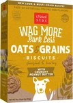 Wag More Bark Less Oats & Grains Crunchy Dog Treats, Peanut Butter, 16 Oz. Box. Fixed Price $14.99.